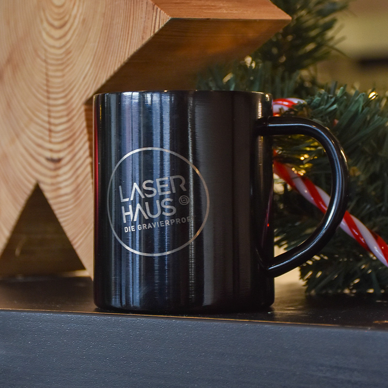 Metalltasse mit Gravur "WildCup" – Bild 3