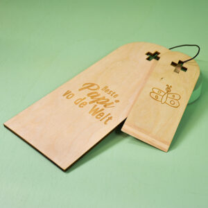 Raclette Schaufel und Stellplatz 2er Set mit Gravur