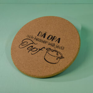 Topfuntersetzer 2er Set mit Gravur